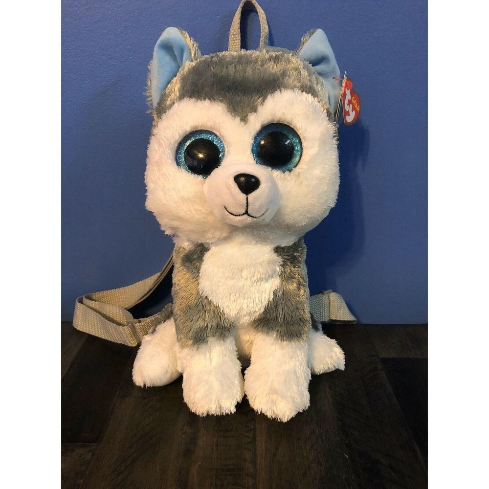 NWT Ty Gear Backpack--SLUSH the Husky 13"